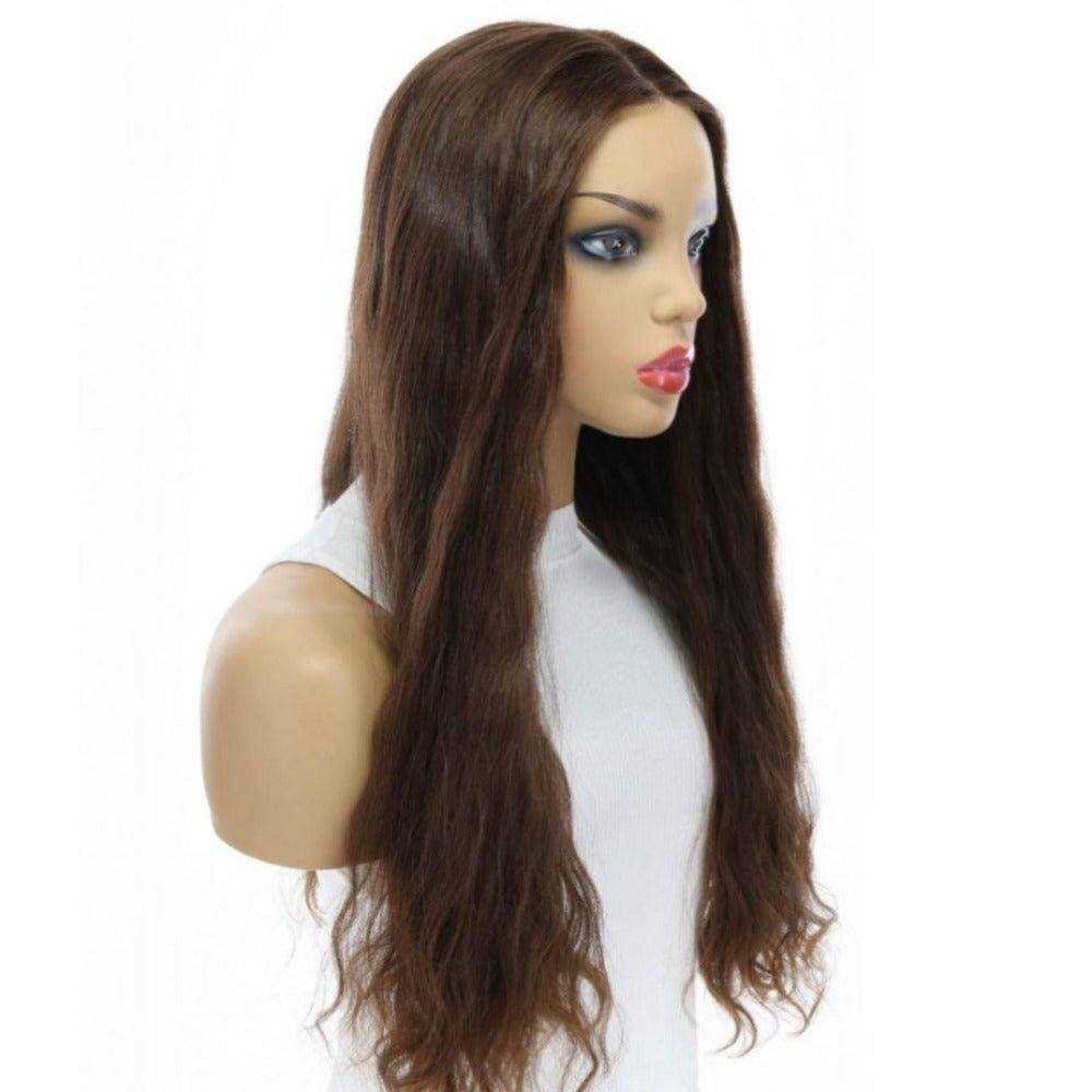 24" Divine Luxe Lace Top Wig #5 Warm Dark Brown Wavy
