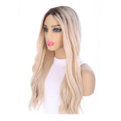 24" Divine Lace Top Wig Platinum Blonde w/ Rooting