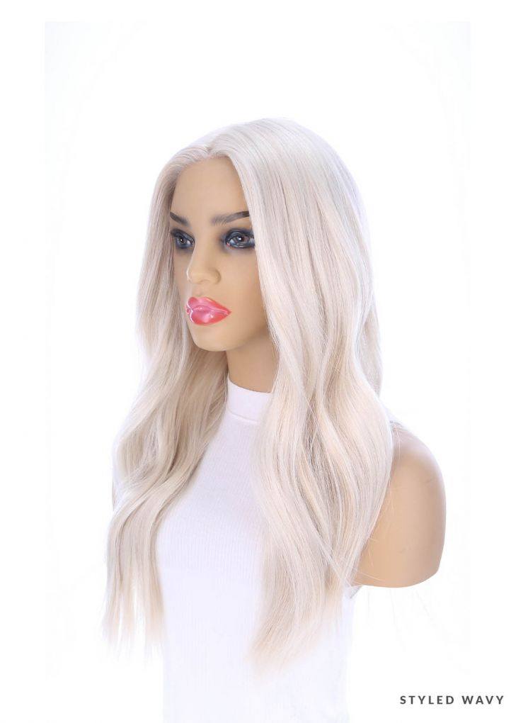 24" Gisele Silk Top Wig Ice Blonde