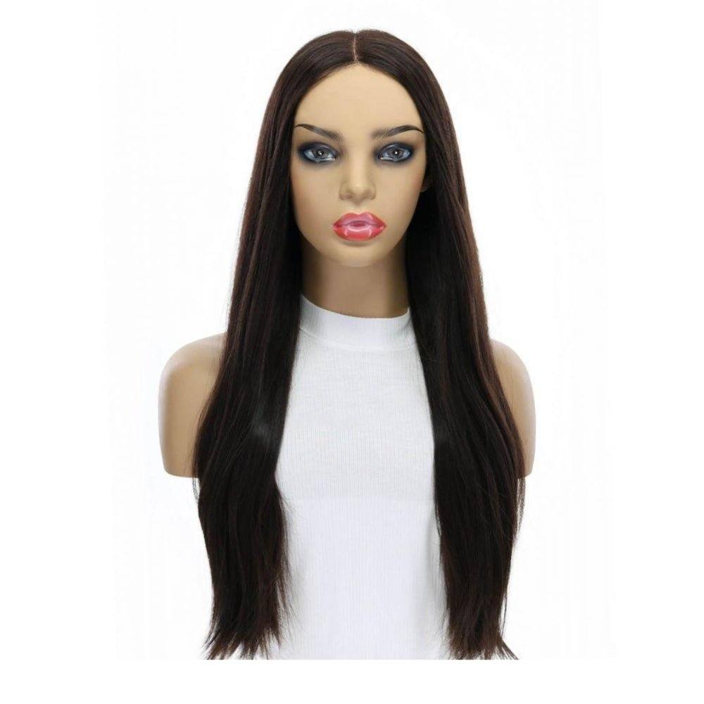 24" Secret Lace Top Wig #2 Neutral Dark Brown