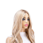 26" Ponytail Silk Top Wig Ash Blonde