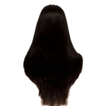 26" Ponytail Silk Top Wig Natural Black
