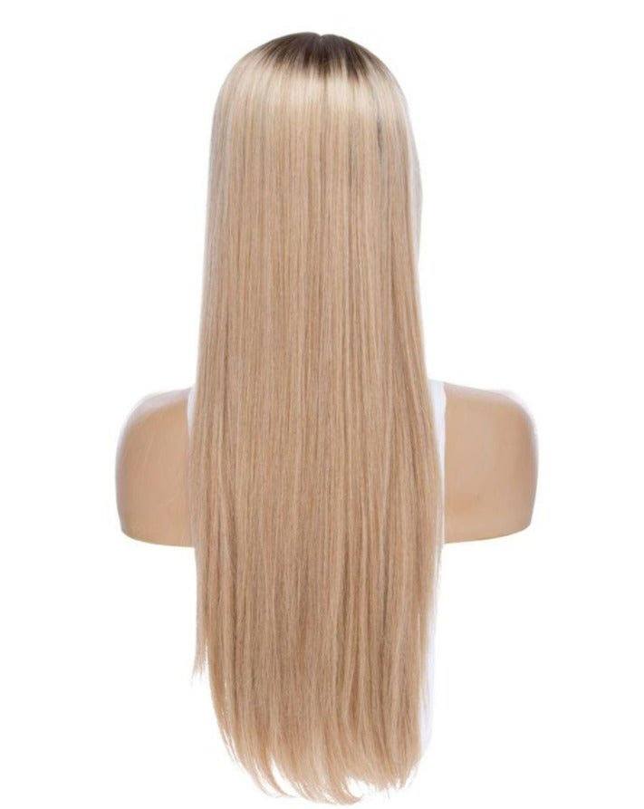 26" Ponytail Silk Top Wig Golden Blonde