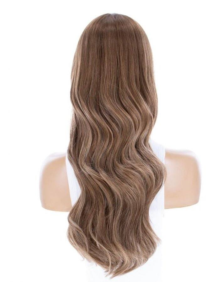 26" Ponytail Silk Top Wig Light Brown Babylight