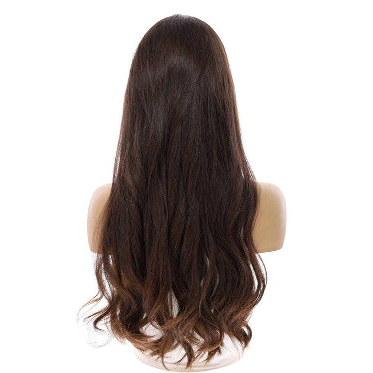 26" Luxe Silk Top Wig #5 Warm Dark Brown