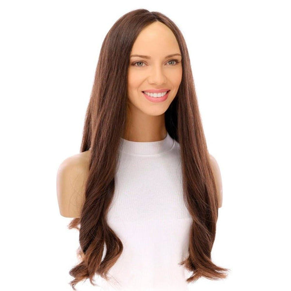 26" Luxe Silk Top Wig #6 Neutral Medium Brown