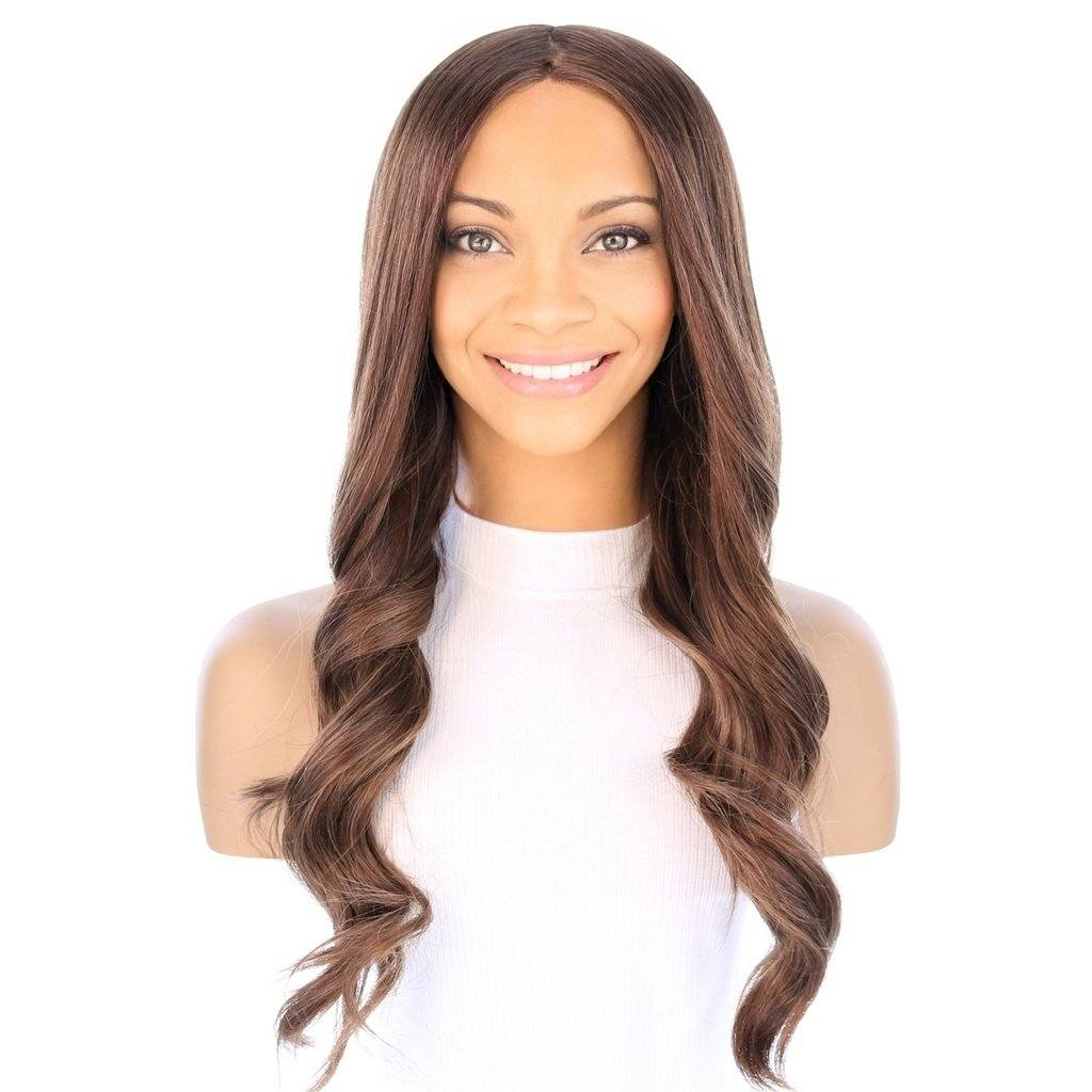 26" Amber Silk Top Wig Medium Brown Babylight