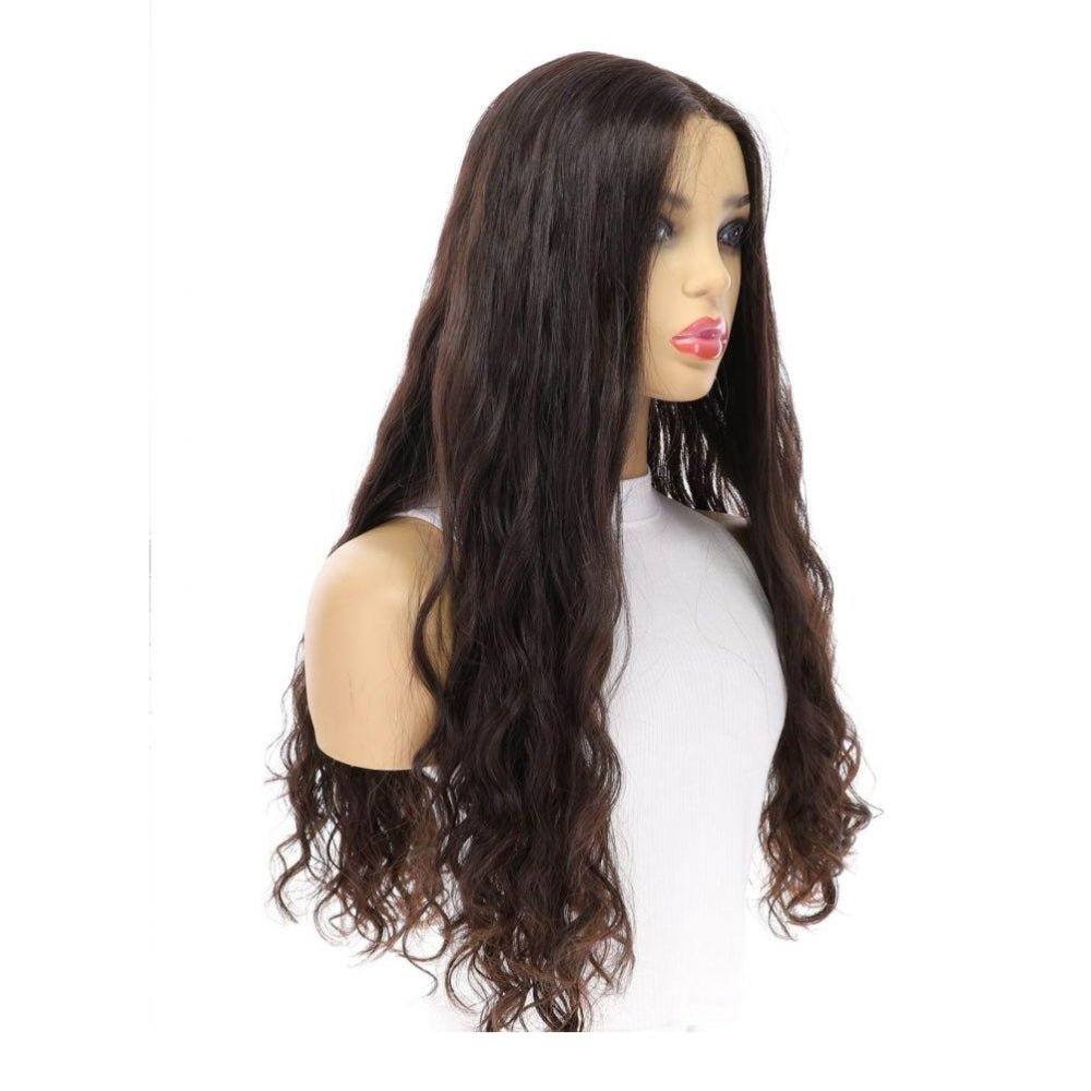 26" Divine Luxe Lace Top Wig #2 Neutral Dark Brown Wavy