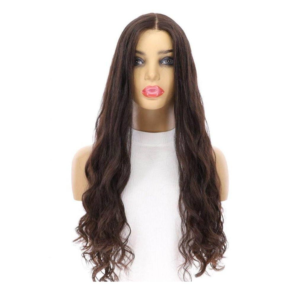 26" Divine Luxe Lace Top Wig #2 Neutral Dark Brown Wavy