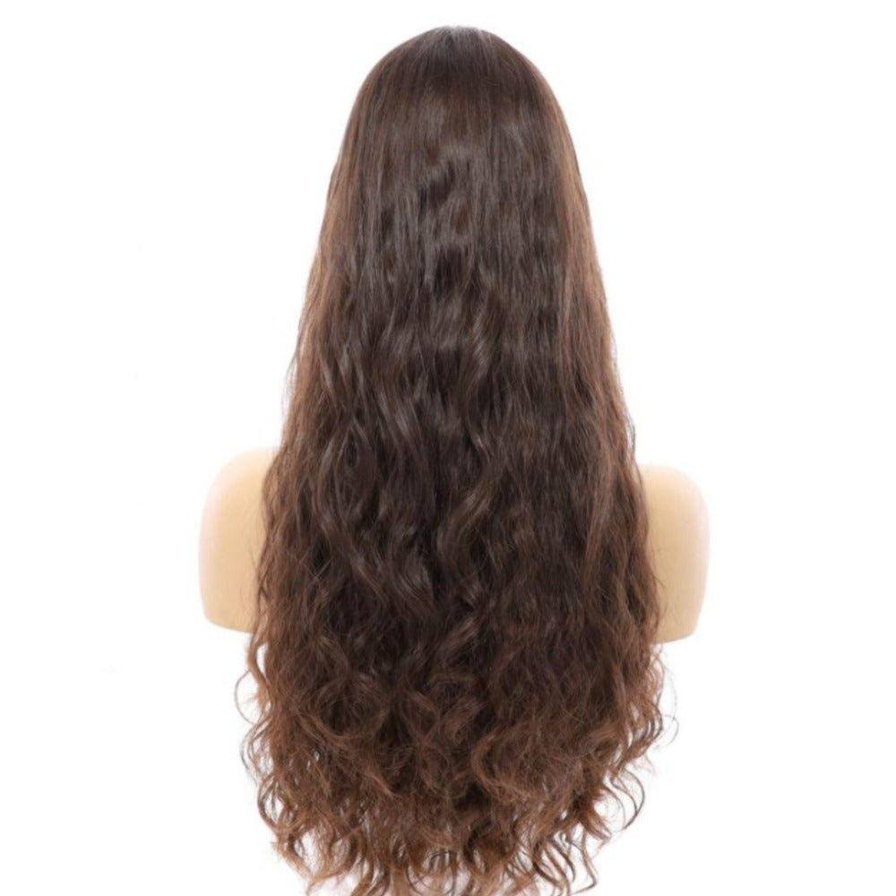 26" Divine Luxe Lace Top Wig #4 Dark Brown Wavy