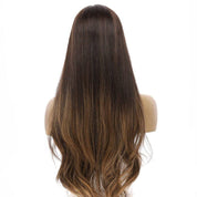 26" Divine Lace Top Wig Dark Brown Balayage