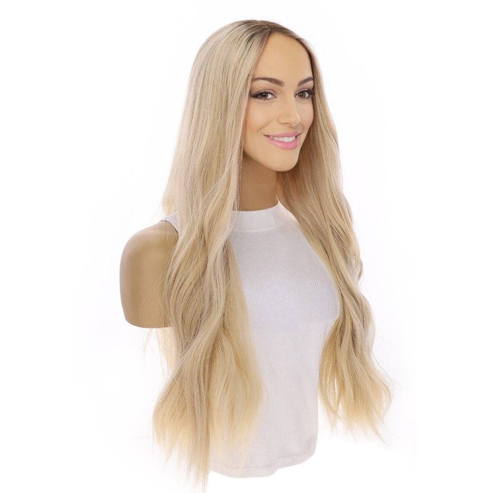 26" Divine Lace Top Wig Platinum Blonde