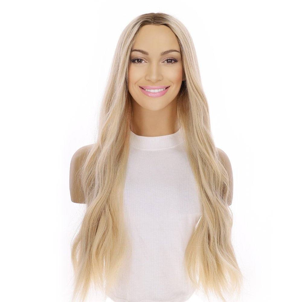 26" Divine Lace Top Wig Platinum Blonde
