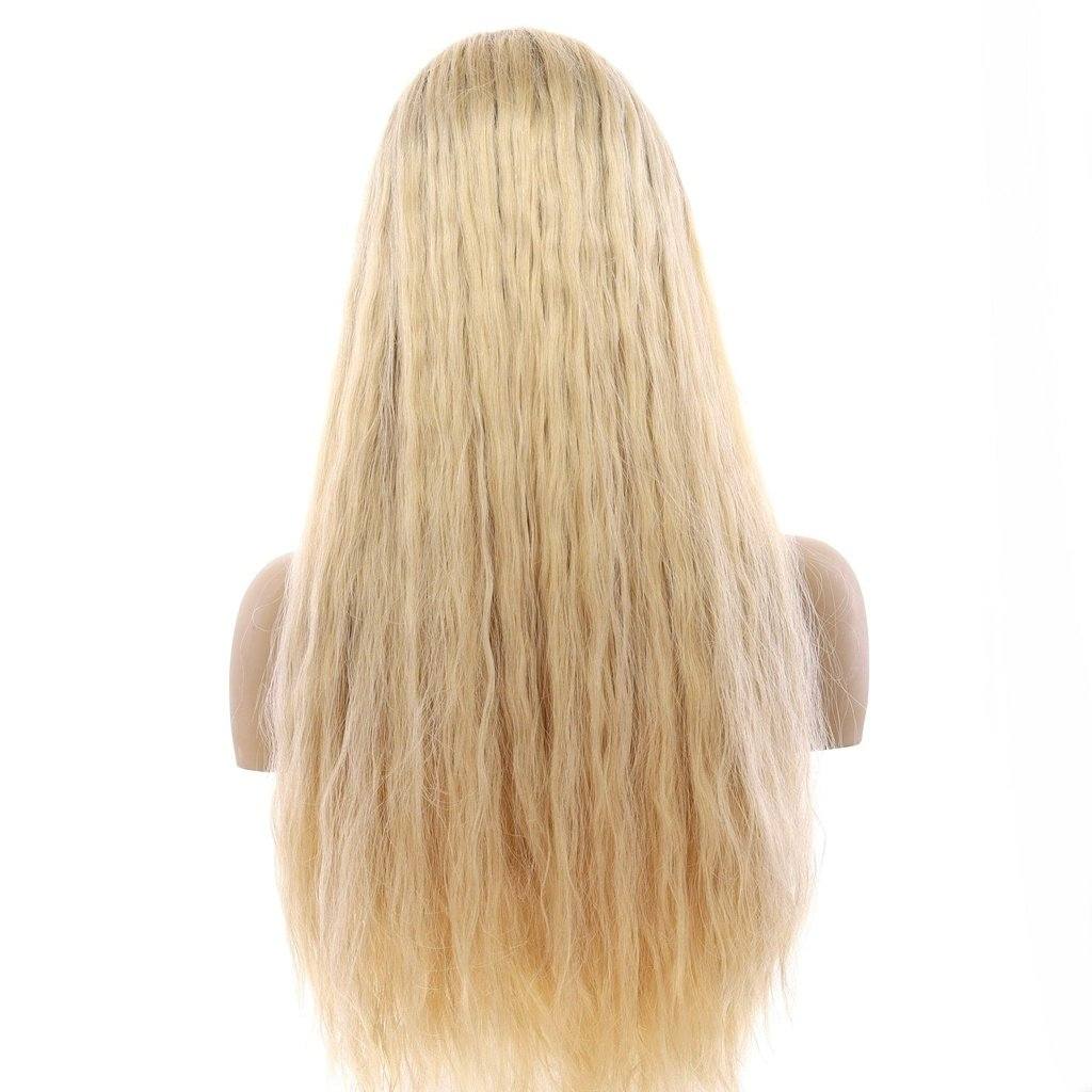 26" Divine Lace Top Wig Platinum Blonde Wavy