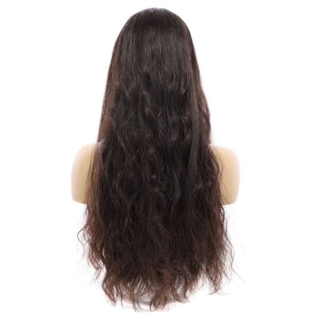 26" Divine Lace Top Wig Soft Black Wavy
