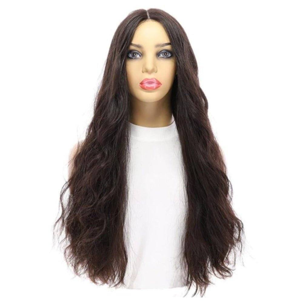 26" Divine Lace Top Wig Soft Black Wavy