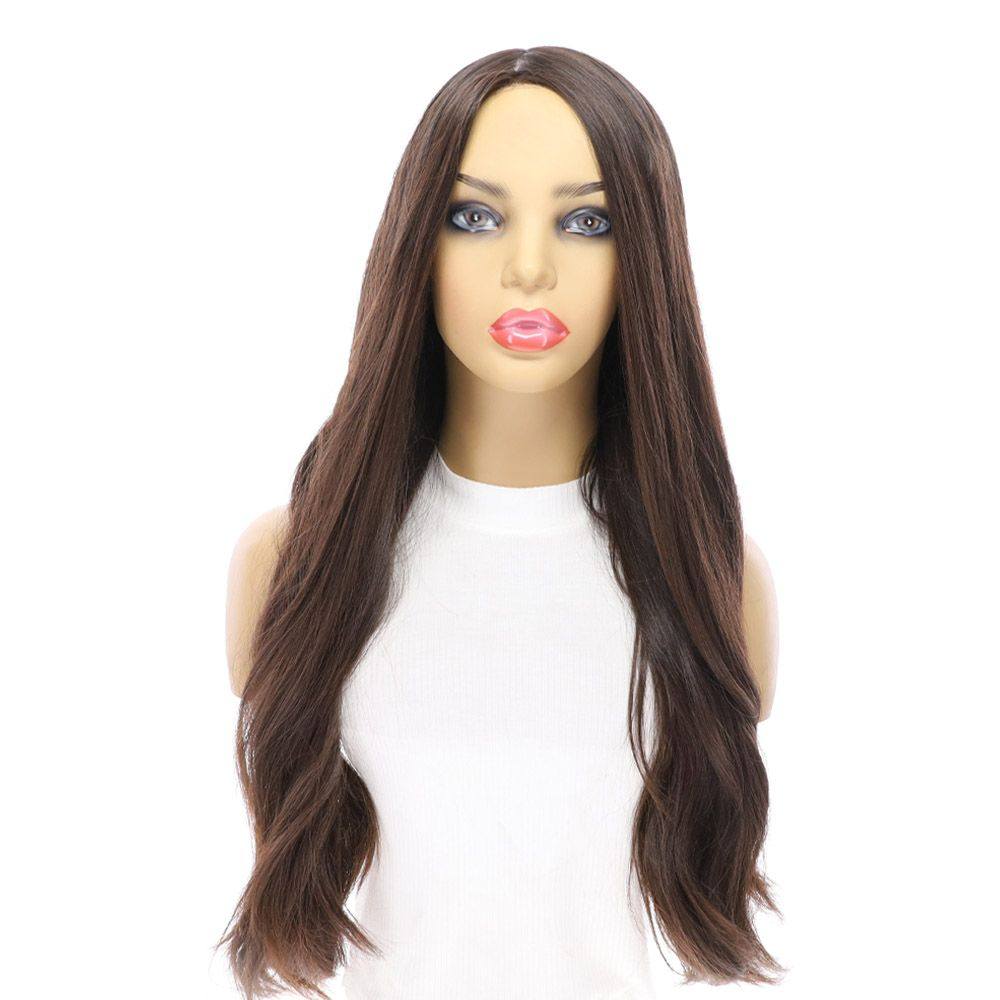 26" Luxe Silk Top Wig #4 Dark Brown