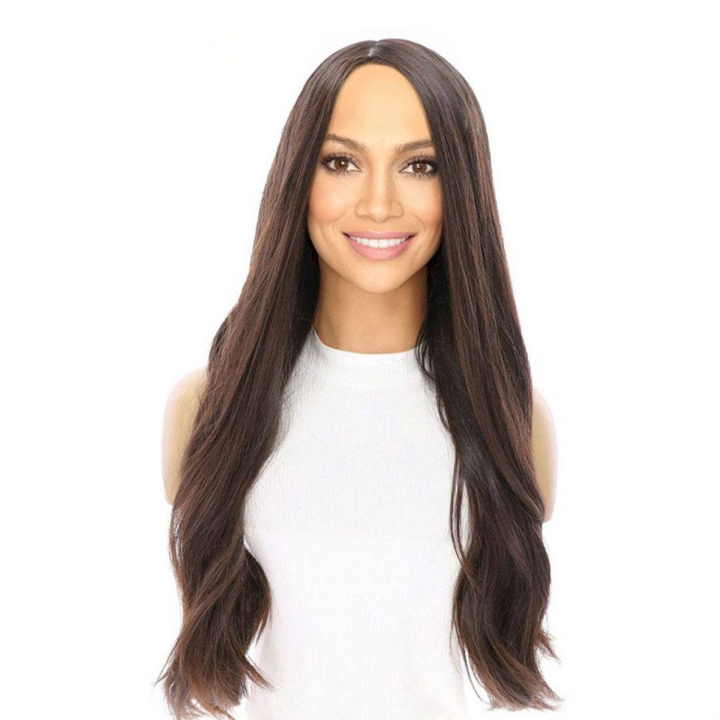 26" Luxe Silk Top Wig #4 Dark Brown