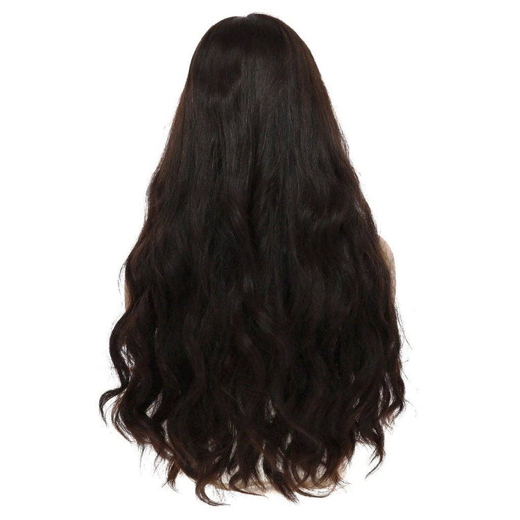 26" Secret Lace Top Wig #2 Neutral Dark Brown Wavy