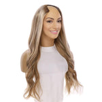 26" U-Shape Wig Ash Blonde