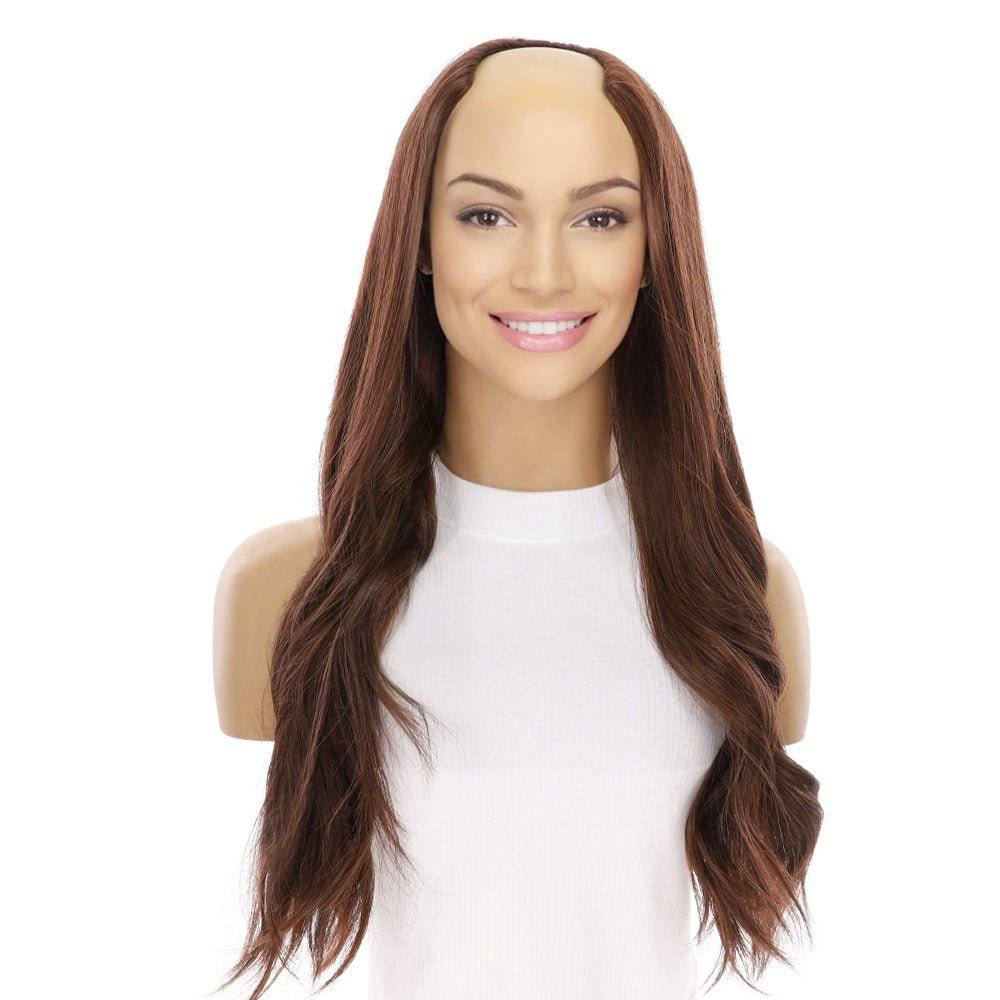 26" U-Shape Wig Auburn