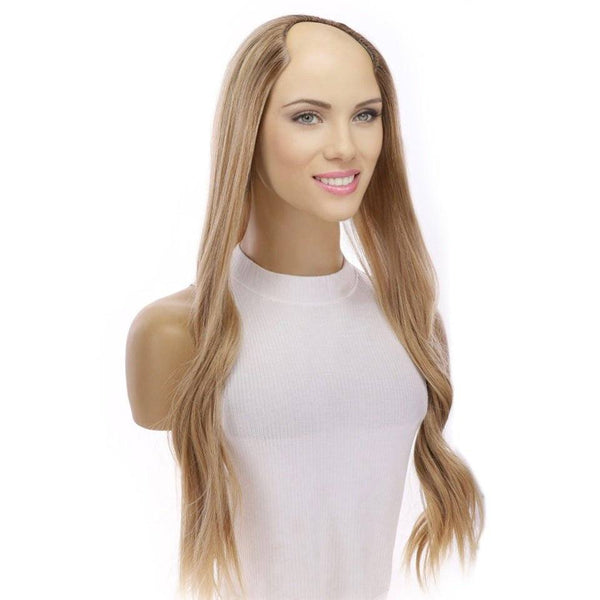 26" U-Shape Wig Golden Blonde