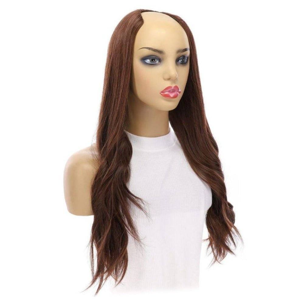 26" U-Shape Wig Auburn