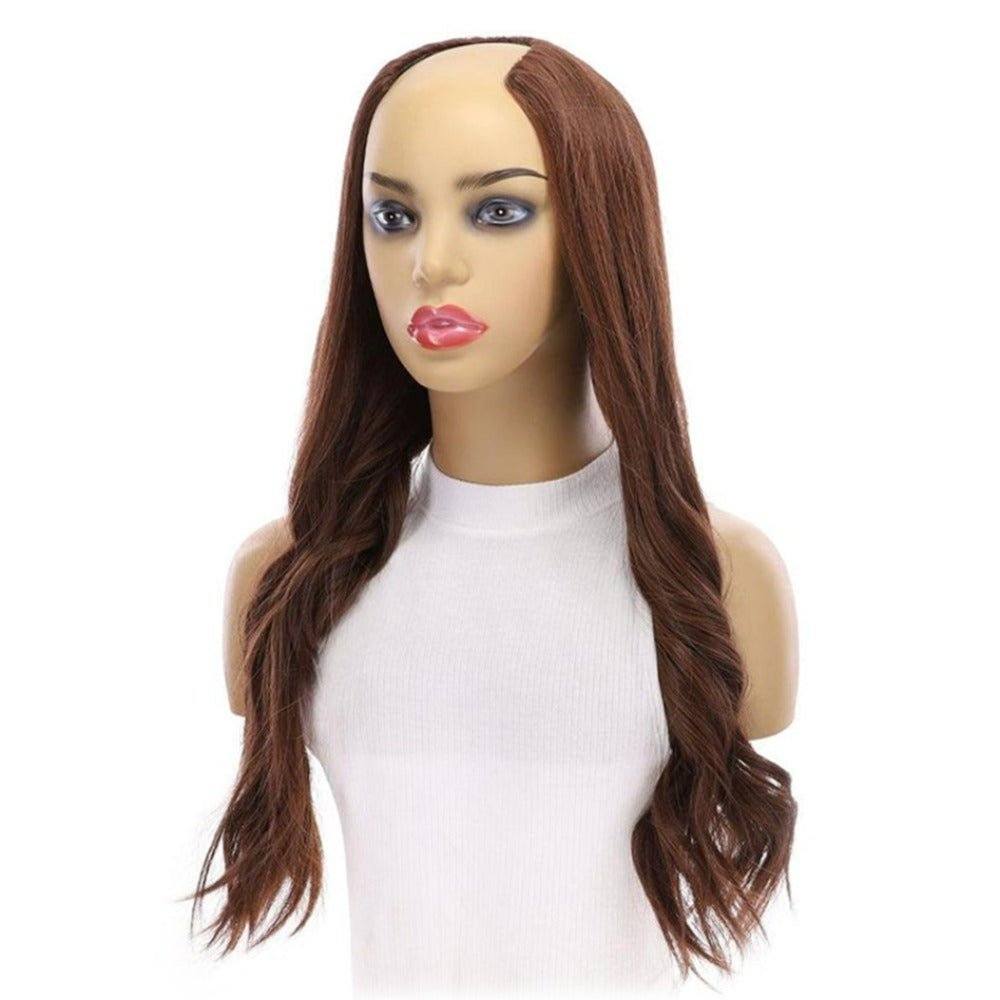 26" U-Shape Wig Auburn