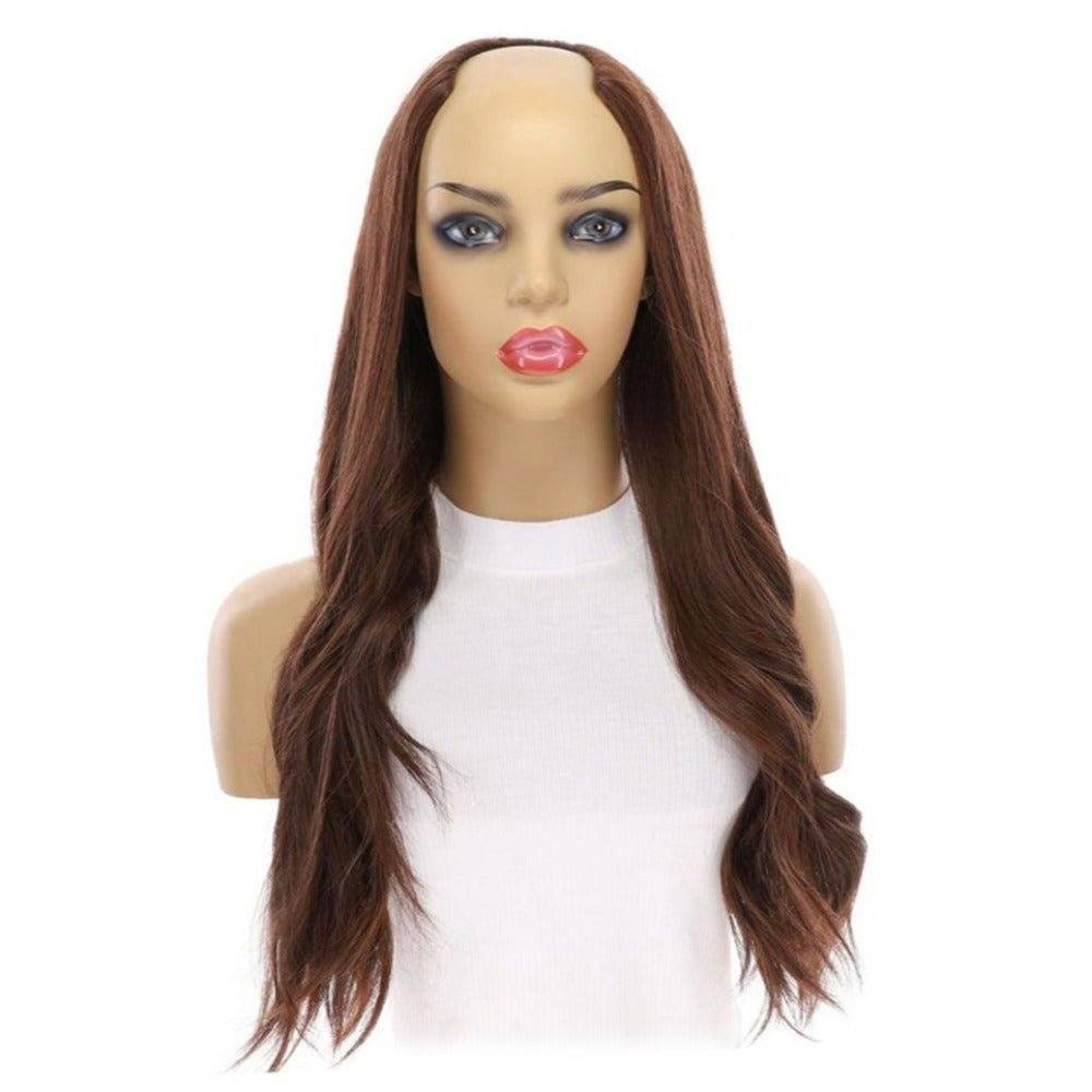 26" U-Shape Wig Auburn