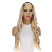 26" U-Shape Wig Platinum Blonde