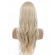 26" Amber Silk Top Wig Platinum Blonde without Rooting
