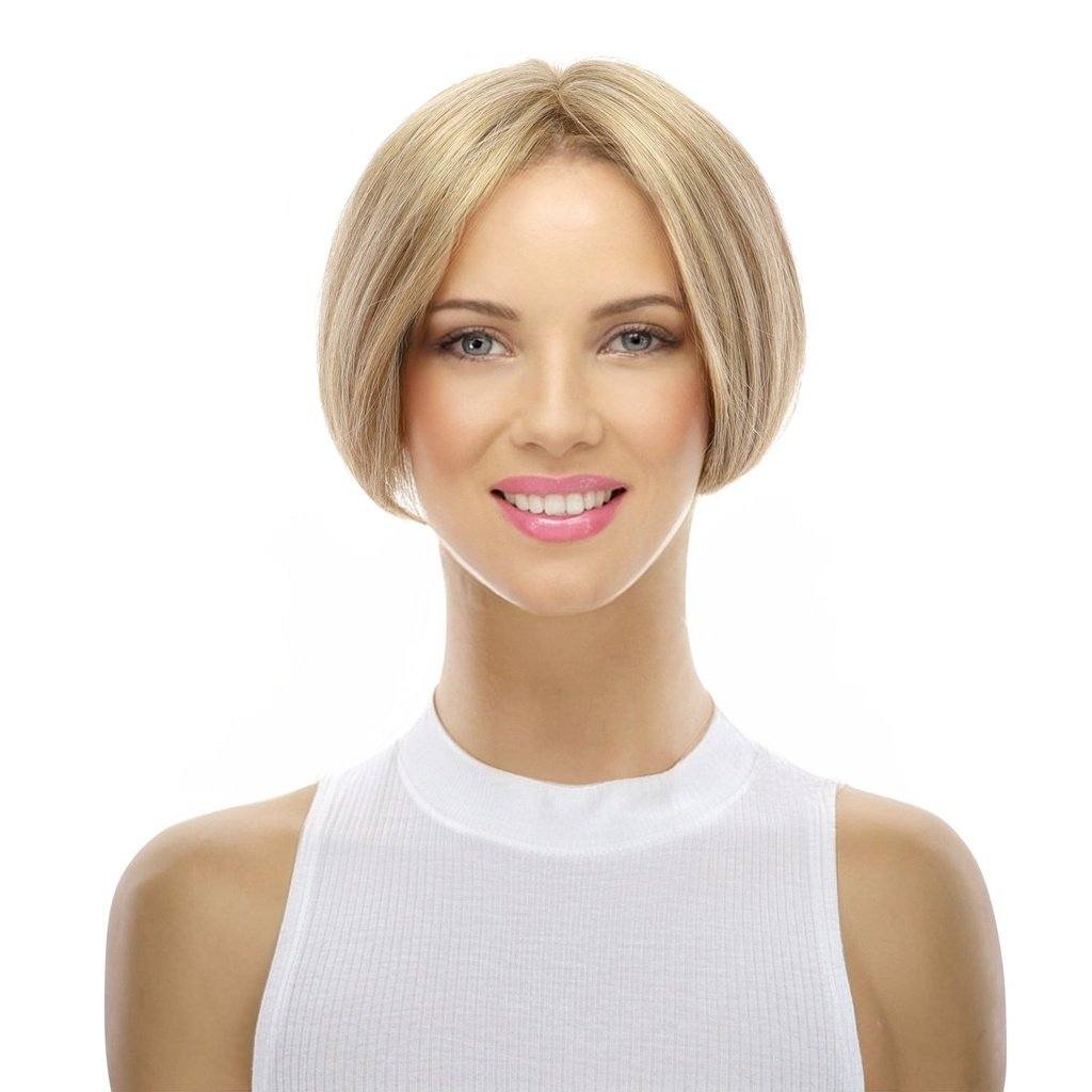 8" Sapphire Mono Top Topper Ash Blonde No Root