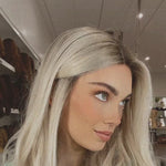 24" Divine Lace Top Wig Ice Blonde w/ Full Rooting