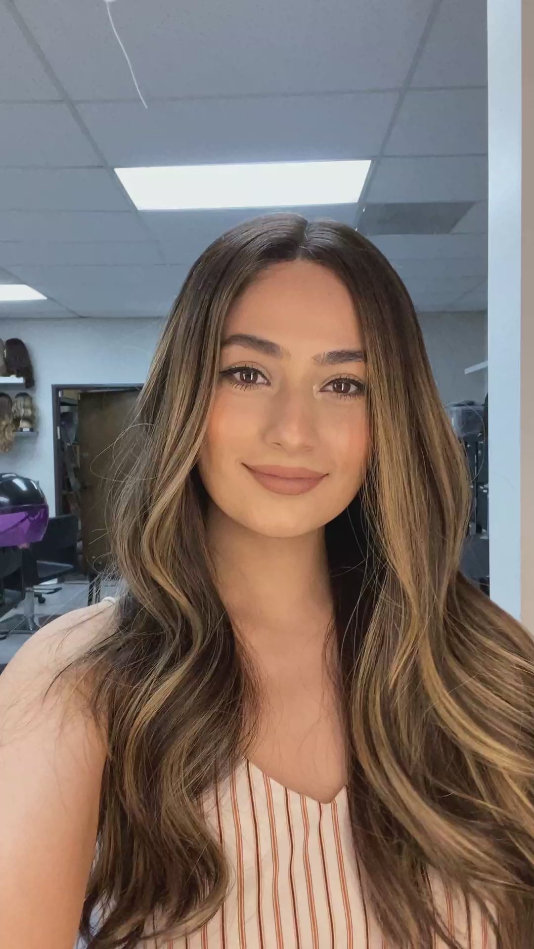 24" Divine Luxe Lace Top Wig #1B Black w/ Balayage Service