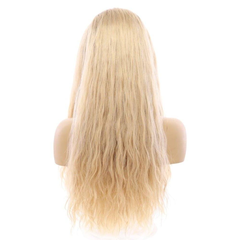 24" 3/4 Bandfall Wig Golden Blonde Wavy