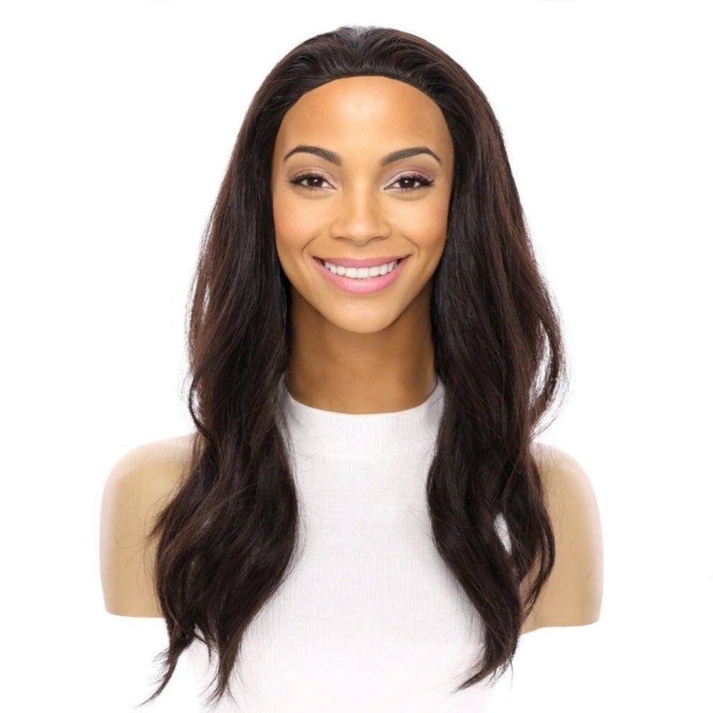 4 Bandfall Wig Natural Black Wavy