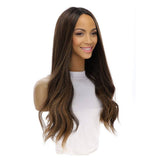 24" Divine Lace Top Topper Dark Brown Balayage