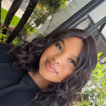 16" Princess Silk Top Wig Soft Black Wavy