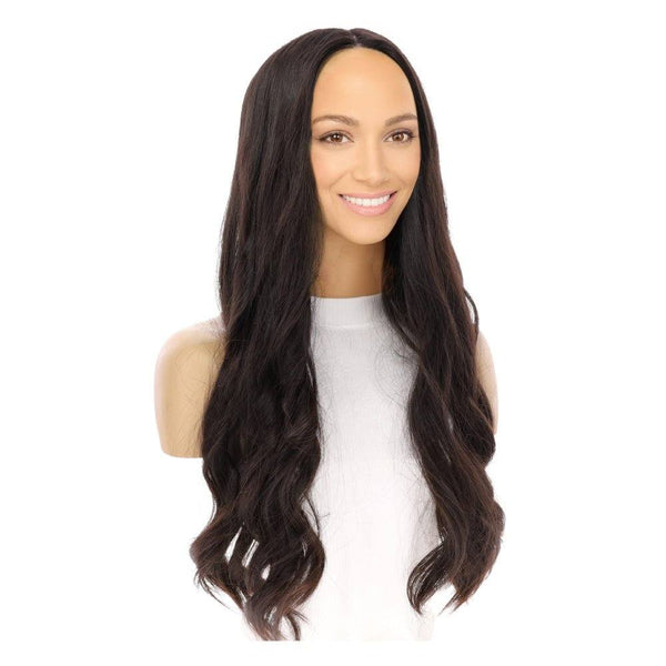 26" Divine Luxe Lace Top Wig #1B Black