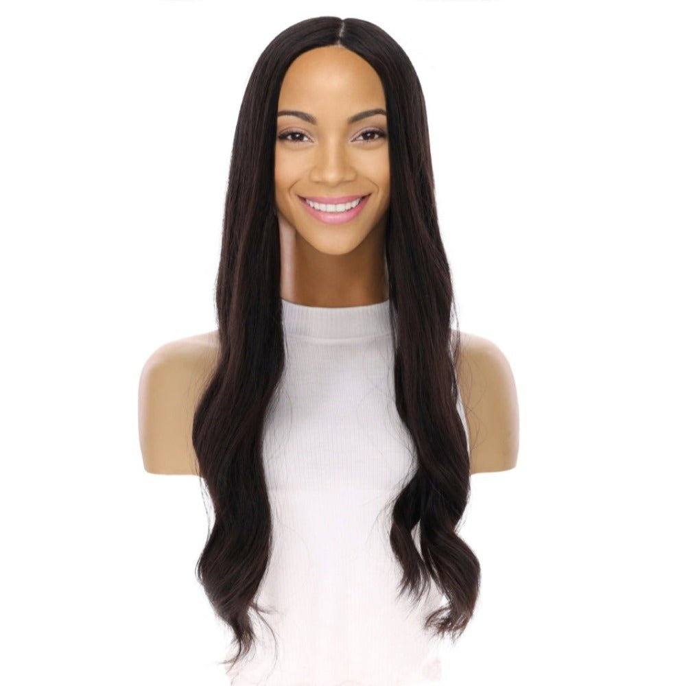 24" Divine Luxe Lace Top Wig #1B Black