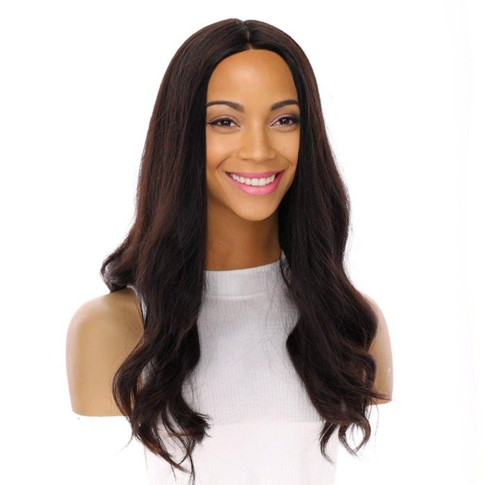 20" Luxe Silk Top Wig #1B Black