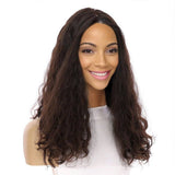 20" Luxe Silk Top Wig #2 Neutral Dark Brown Wavy