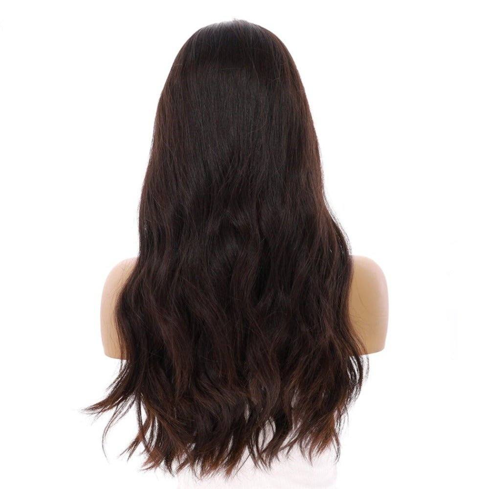 24" Luxe Silk Top Wig #2 Dark Brown