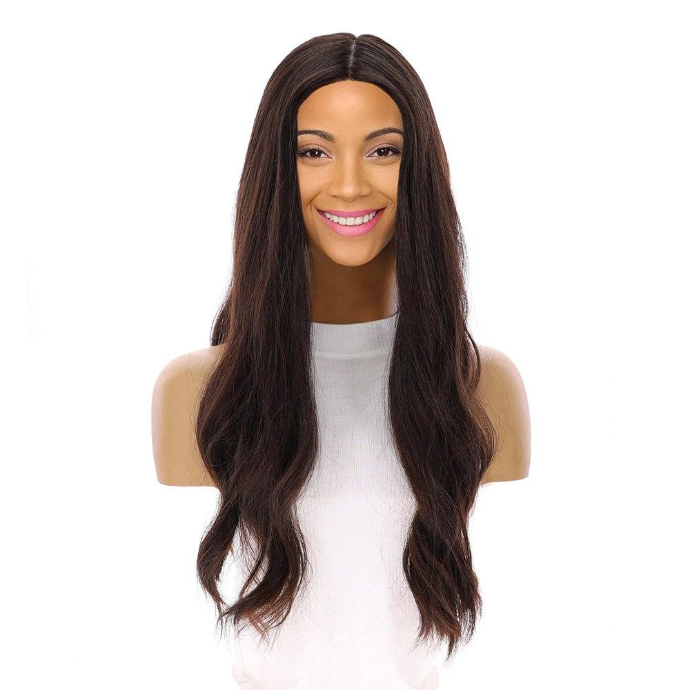 24" Divine Luxe Lace Top Topper #2 Neutral Dark Brown