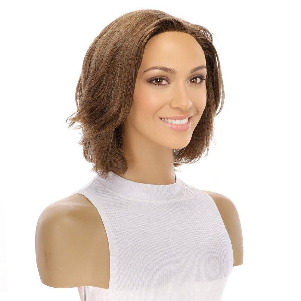 12" Luxe Pixie Silk Top Wig #12 Warm Light Brown