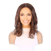 16" Divine Luxe Lace Top Topper #6 Neutral Medium Brown Wavy