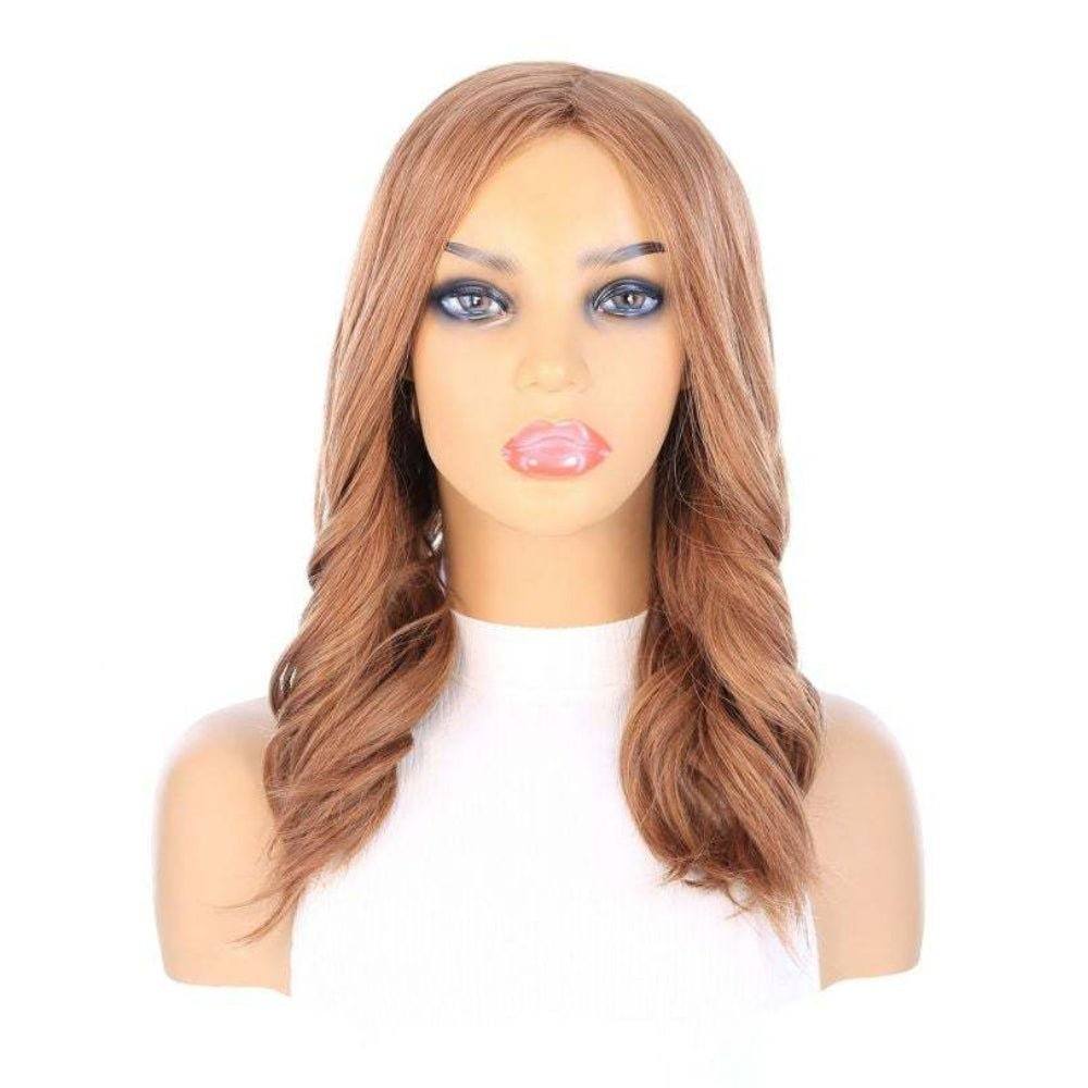19" Nicole Silk Top Wig Strawberry Blonde
