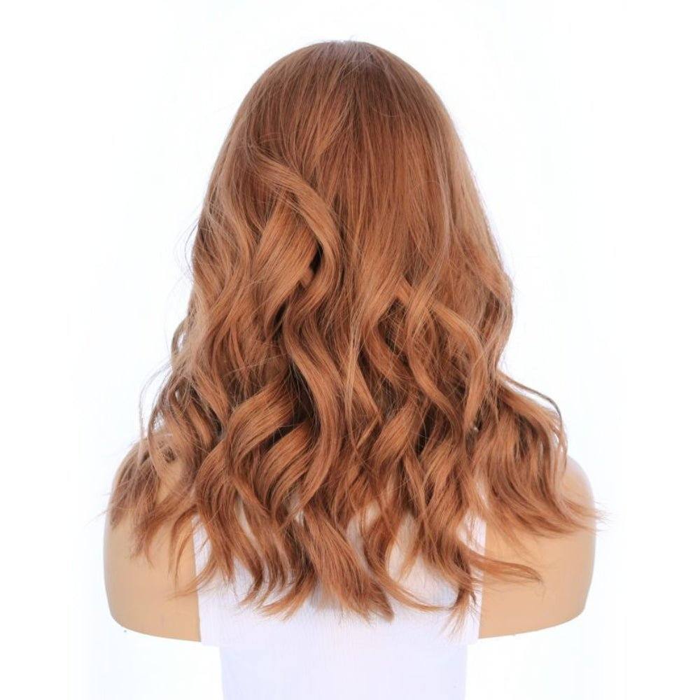19" Nicole Silk Top Wig Strawberry Blonde