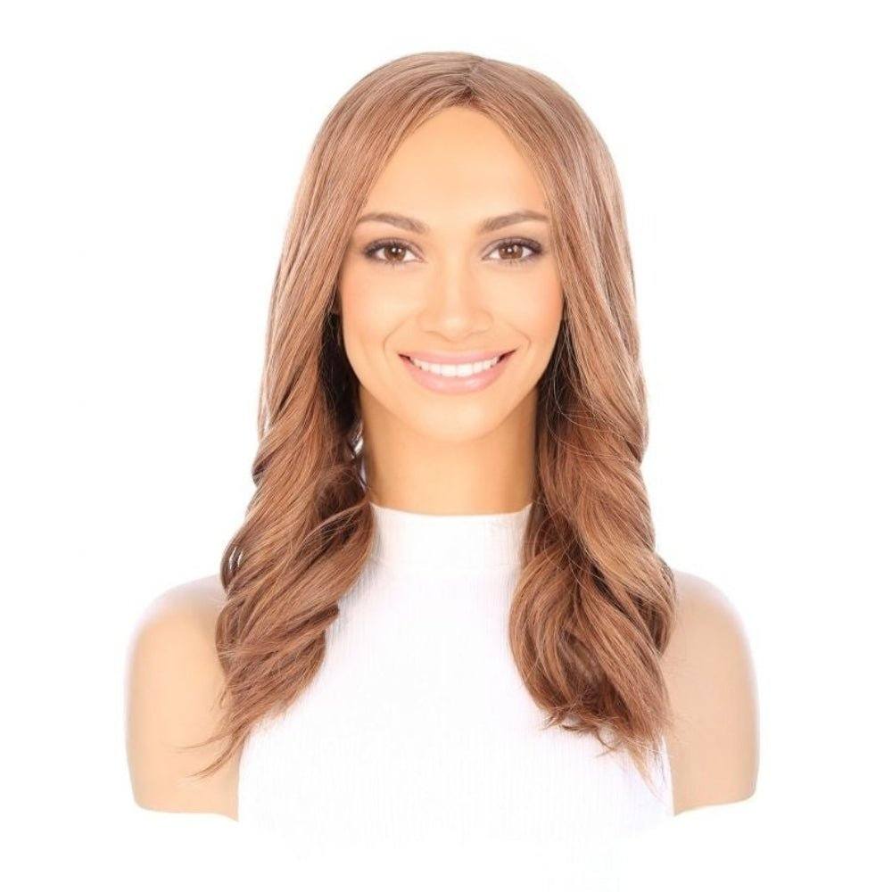 19" Nicole Silk Top Wig Strawberry Blonde