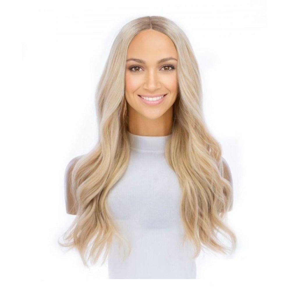 24" Divine Lace Top Topper Platinum Blonde